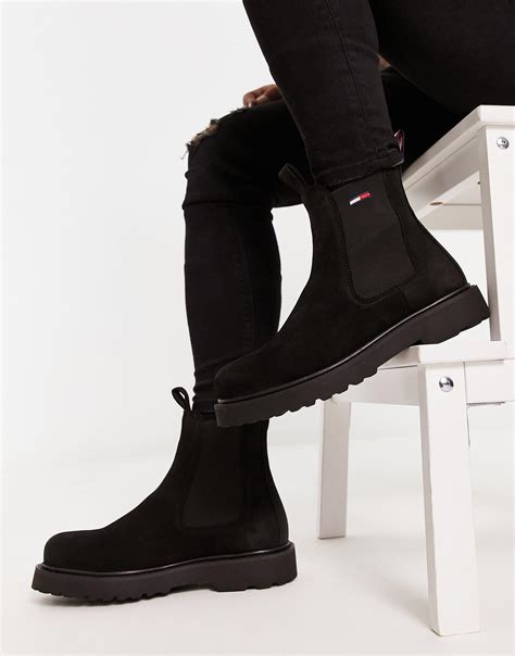 mens tommy hilfiger boots|tommy hilfiger chelsea boot men.